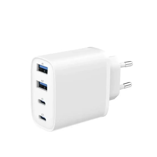 Gembird | 4-port 40 W GaN USB PowerDelivery fast charger | White