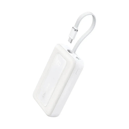 Anker | Power Bank | Built-In USB-C Cable | 10000 mAh | White