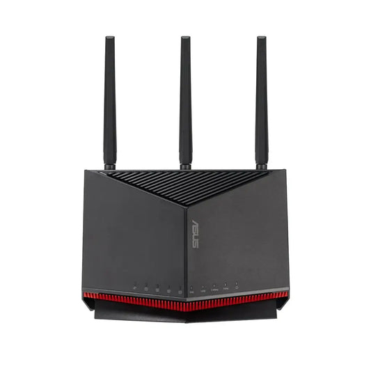 ASUS | Wireless router | RT-BE86U | Desktop | 4-port switch | Wi-Fi 7 | BE6800 | 2.4 GHz / 5 GHz