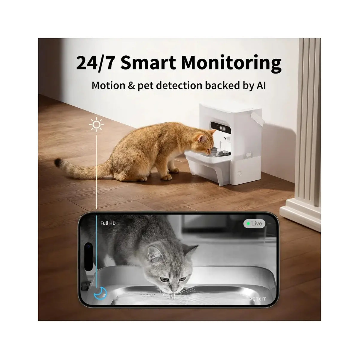 PETKIT | Pet Water Fountain with Camera | EverSweet Ultra | Capacity 5 L | White