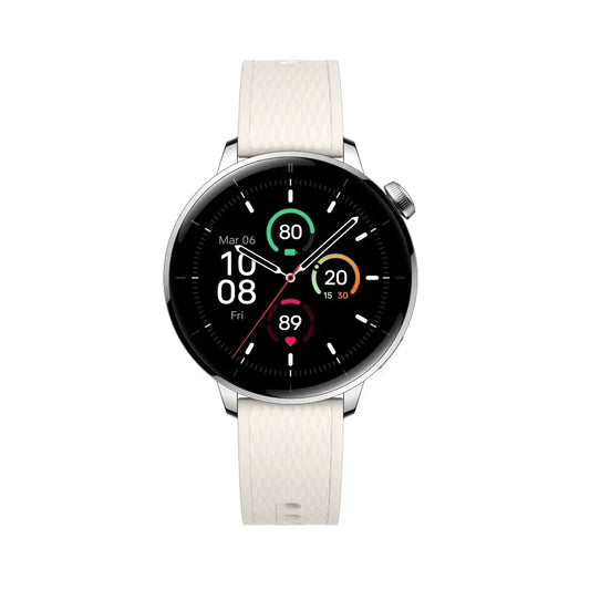 OnePlus | Smartwatch | Watch 3 | 43 mm | Google Pay | Wasserfest | Silber | Weiß