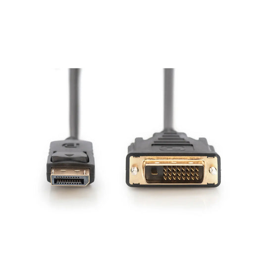 Digitus | 24+1 pin digital DVI | Male | 20 pin DisplayPort | Male | Black