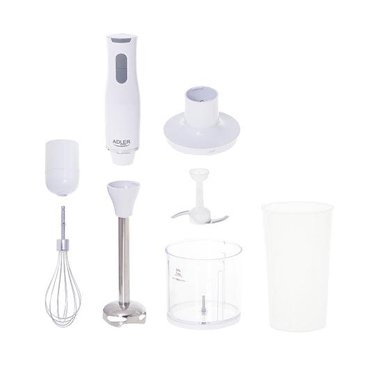 ADLER | AD 4620 | Stabmixer | 800 W | 500 ml Zerkleinerer | Weiß