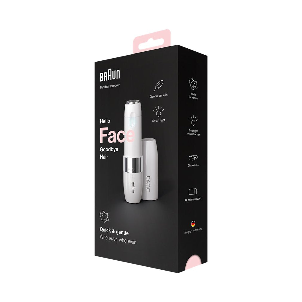 BRAUN | FS1000 | Face Mini Hair Remover | Cordless | White