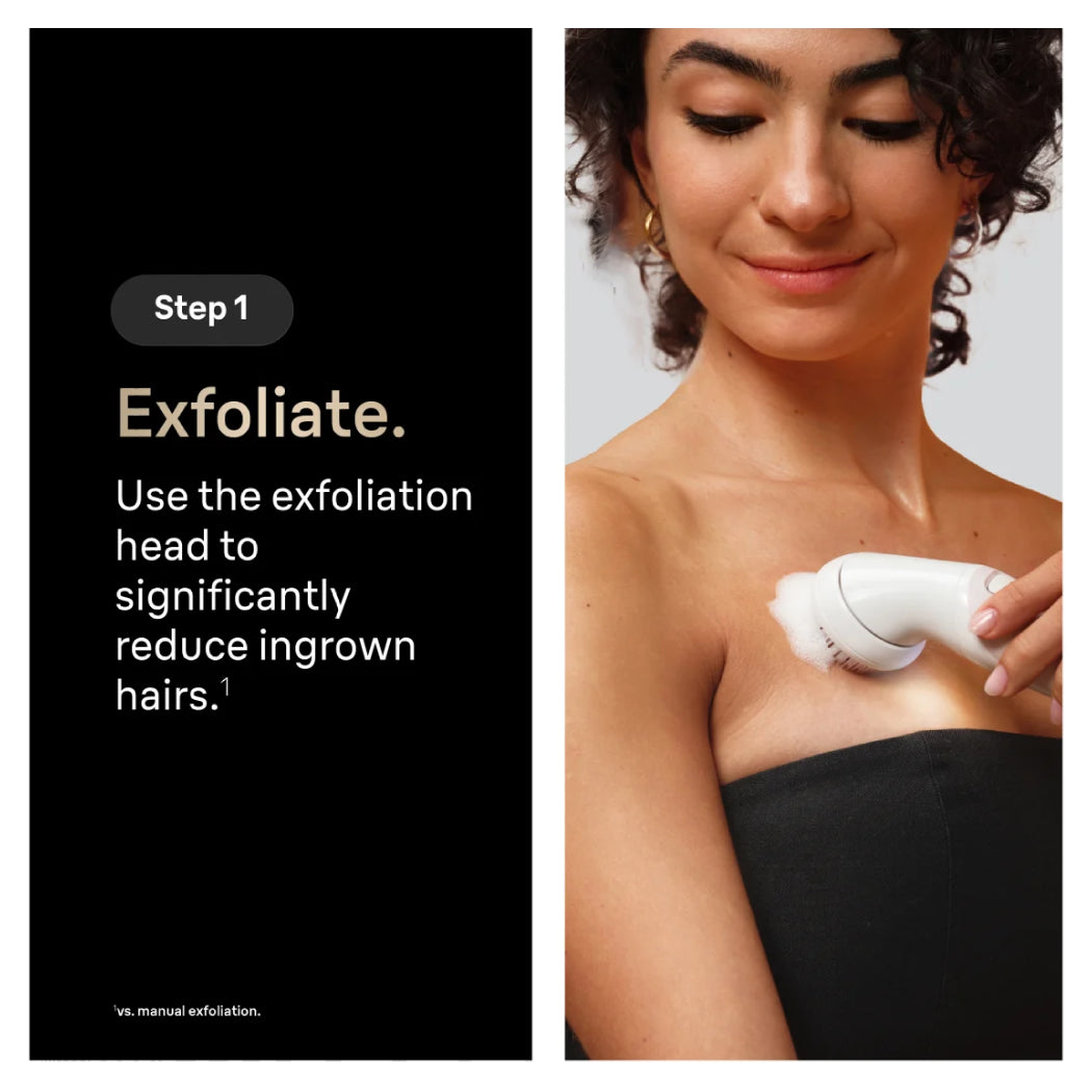 BRAUN | SES9-481 3D | Silk-épil 9 Flex SkinSpa | Epilator | Wet & Dry | White / Gold