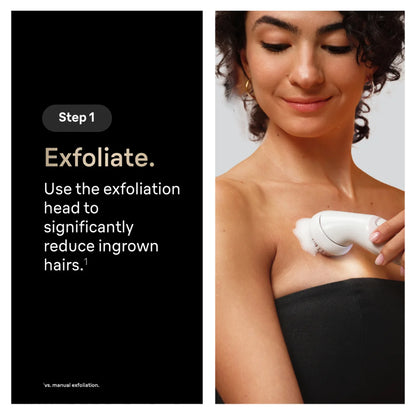 BRAUN | SES9-481 3D | Silk-épil 9 Flex SkinSpa | Epilator | Wet & Dry | White / Gold