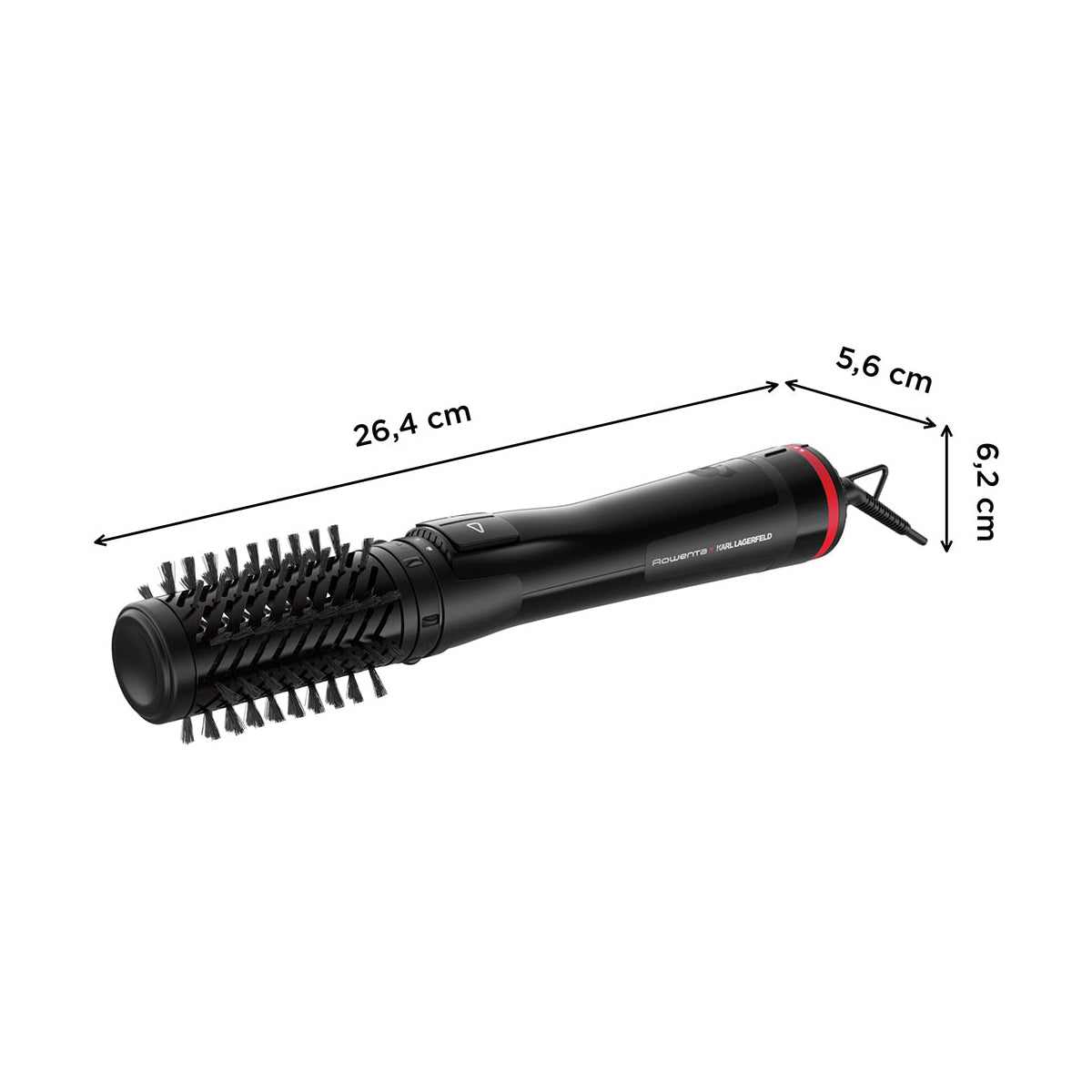 ROWENTA | CF952LF0 | x Karl Lagerfeld | Hair Styling Brush | 1000 W | Black