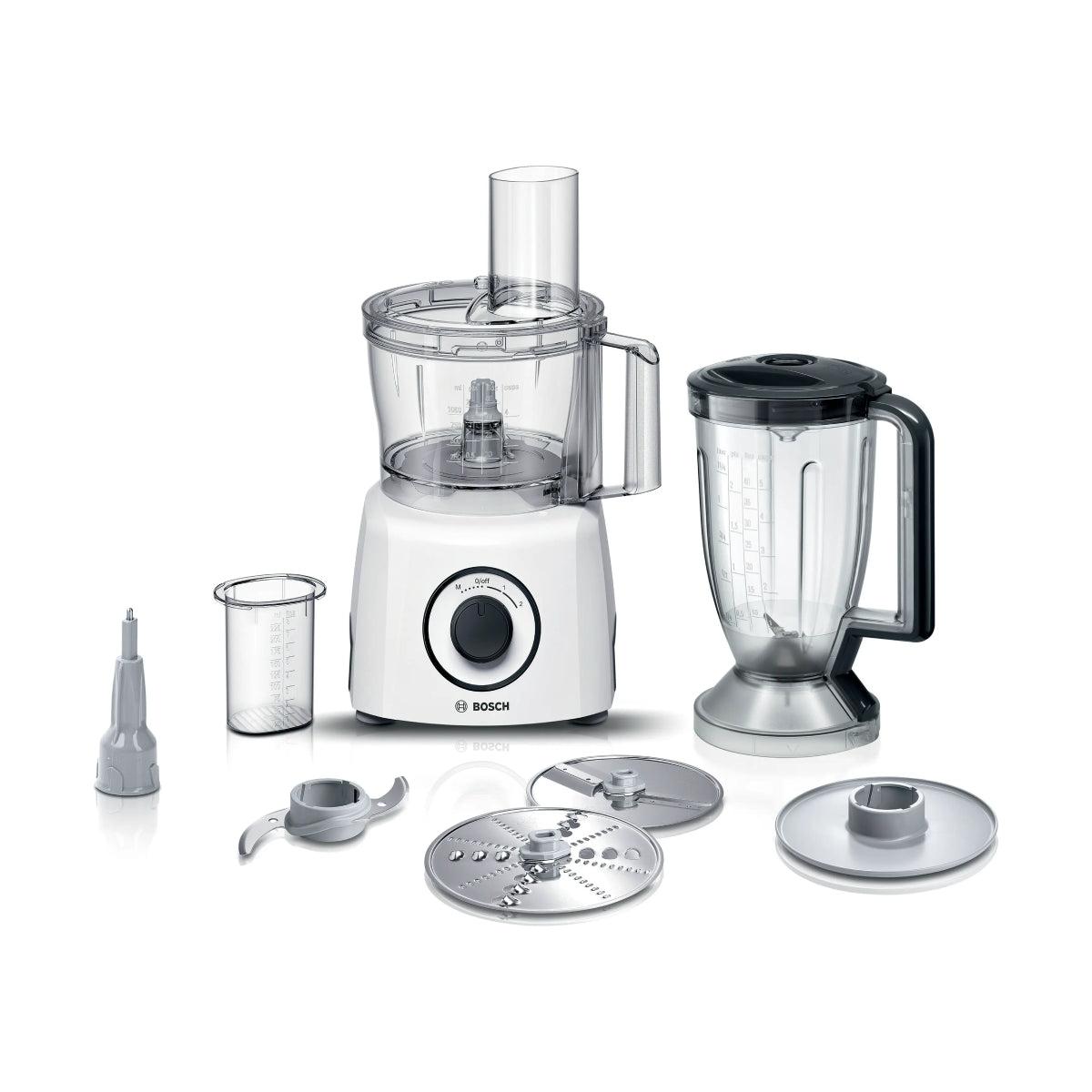 BOSCH | MCM3230W | MultiTalent 3 | Food Processor | 800 W | 2.3 L | White