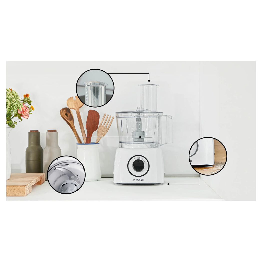 BOSCH | MCM3230W | MultiTalent 3 | Food Processor | 800 W | 2.3 L | White