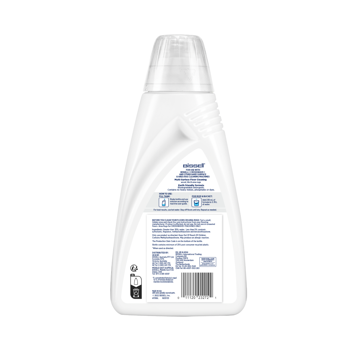 Bissell | 1789L | Multi Surface Formula | 1000 ml | Floor Cleaning Detergent
