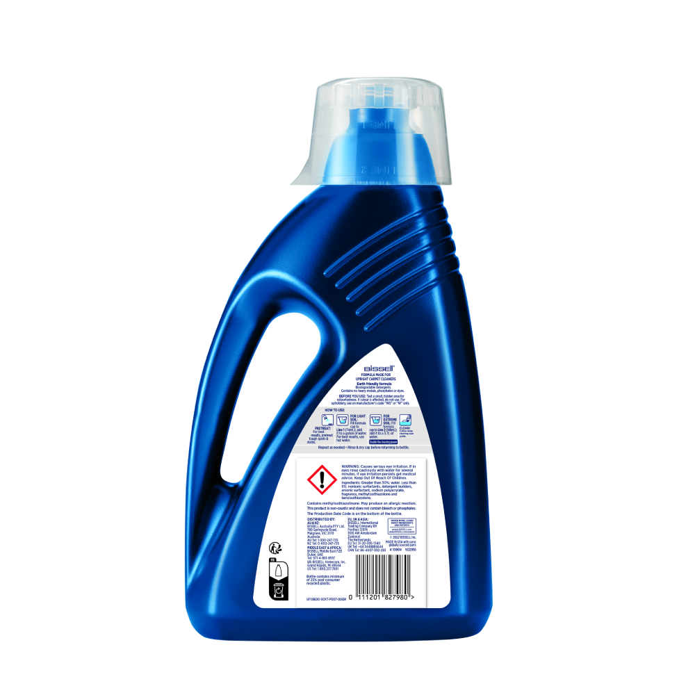 Bissell | 1086N | Wash and Protect - Stain and Odour Formula | 1500 ml | Cleaning Solution