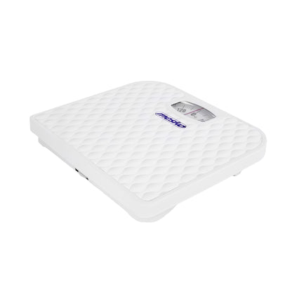 Mesko | MS 8160 | Mechanical Bathroom Scales | Max. 130 kg | White