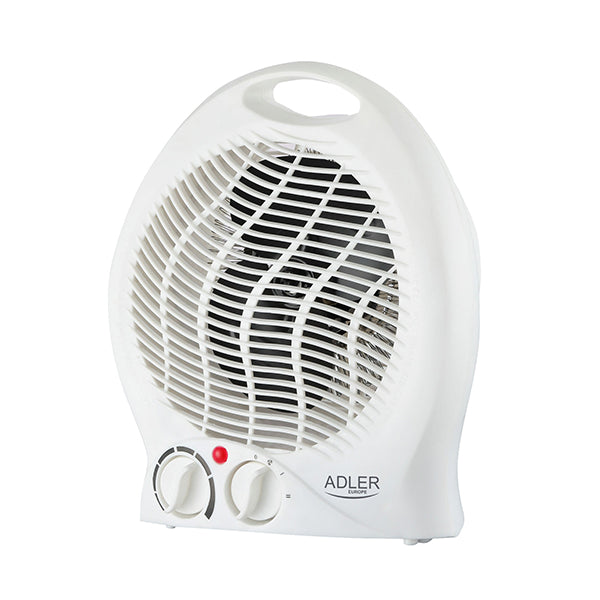 Adler | AD 7728 | Fan Heater | 2000 W | 2 Heat Settings | White