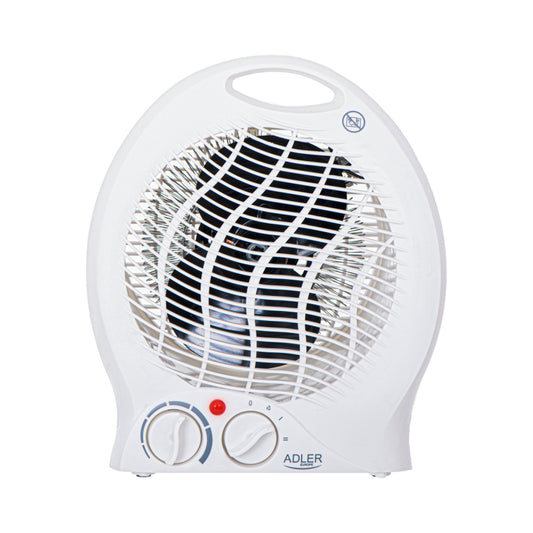 Adler | AD 7728 | Fan Heater | 2000 W | 2 Heat Settings | White