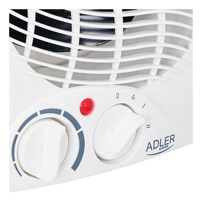 Adler | AD 7728 | Fan Heater | 2000 W | 2 Heat Settings | White