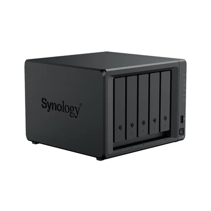 Synology | DS1525+ | 5-Bay NAS | AMD Ryzen V1500B | 8 GB DDR4 ECC | 2.5GbE | Black