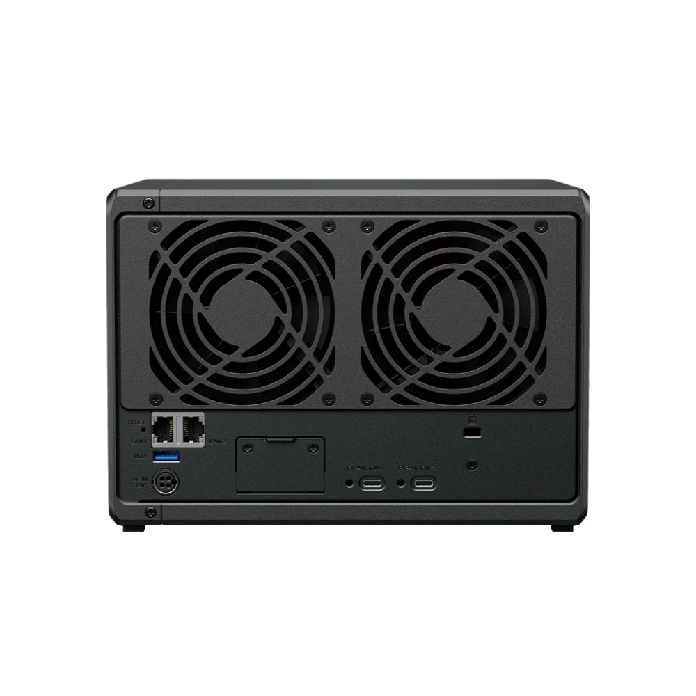Synology | DS1525+ | 5-Bay NAS | AMD Ryzen V1500B | 8 GB DDR4 ECC | 2.5GbE | Black