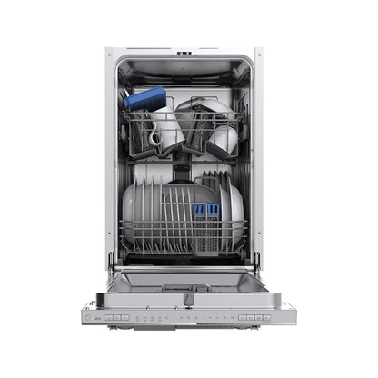 Midea | MDWEB1004LS-W | Fully Integrated Dishwasher | 10 Place Settings | Class E | Wi-Fi