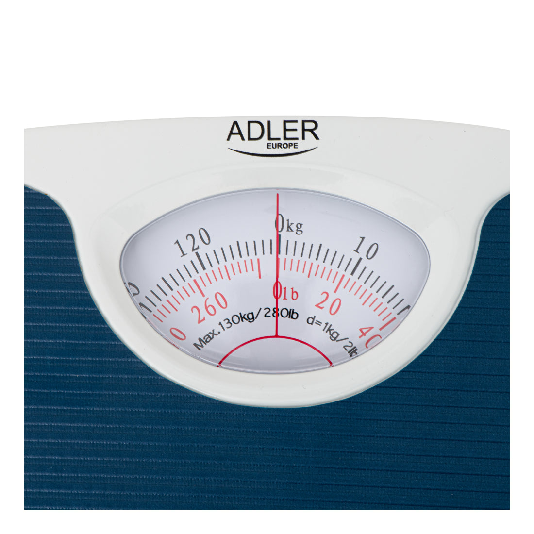 Adler | AD 8151 | Mechanical Bathroom Scales | 130 kg | Blue