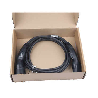 Evaka | ITGAM3872 | EV Charging Cable | Type 2 - Type 2 | 22 kW | 32 A | 7 m | Black