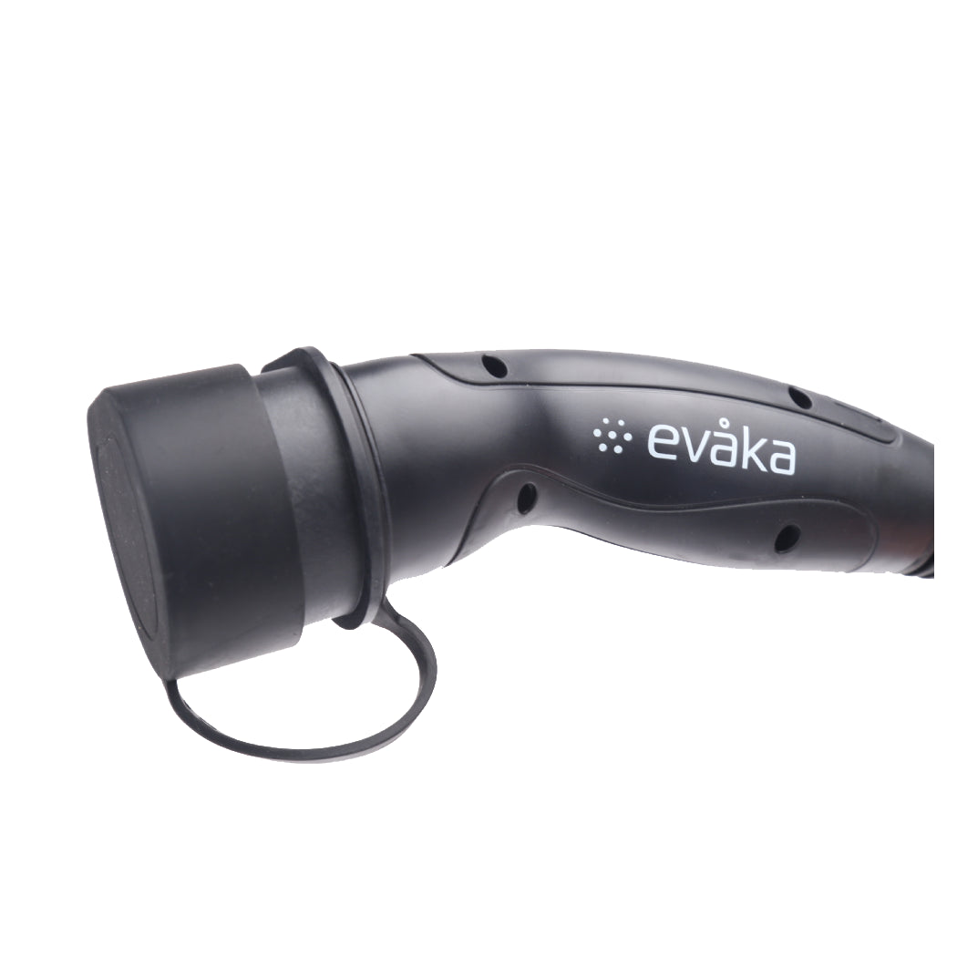 Evaka | ITGAM3872 | EV Charging Cable | Type 2 - Type 2 | 22 kW | 32 A | 7 m | Black