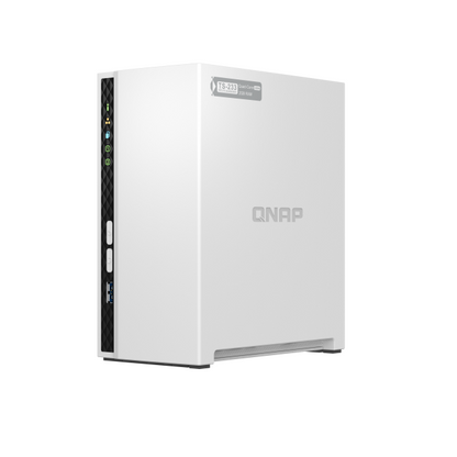 QNAP | TS-233 | 2-Bay NAS | ARM 4-core Cortex-A55 | 2 GB | 1GbE