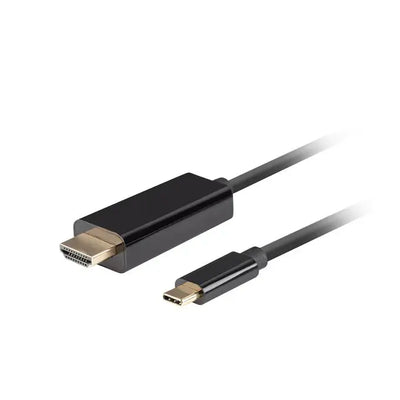 Lanberg | Video adapter cable | 19 pin HDMI Type A | Male | 24 pin USB-C | Male | Black