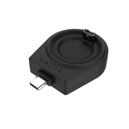 Fixed | Charging USB-C Adapter for Garmin Smartwatch | FIXDW-GA-BK | USB-C to Garmin 4-pin | 2.5 W