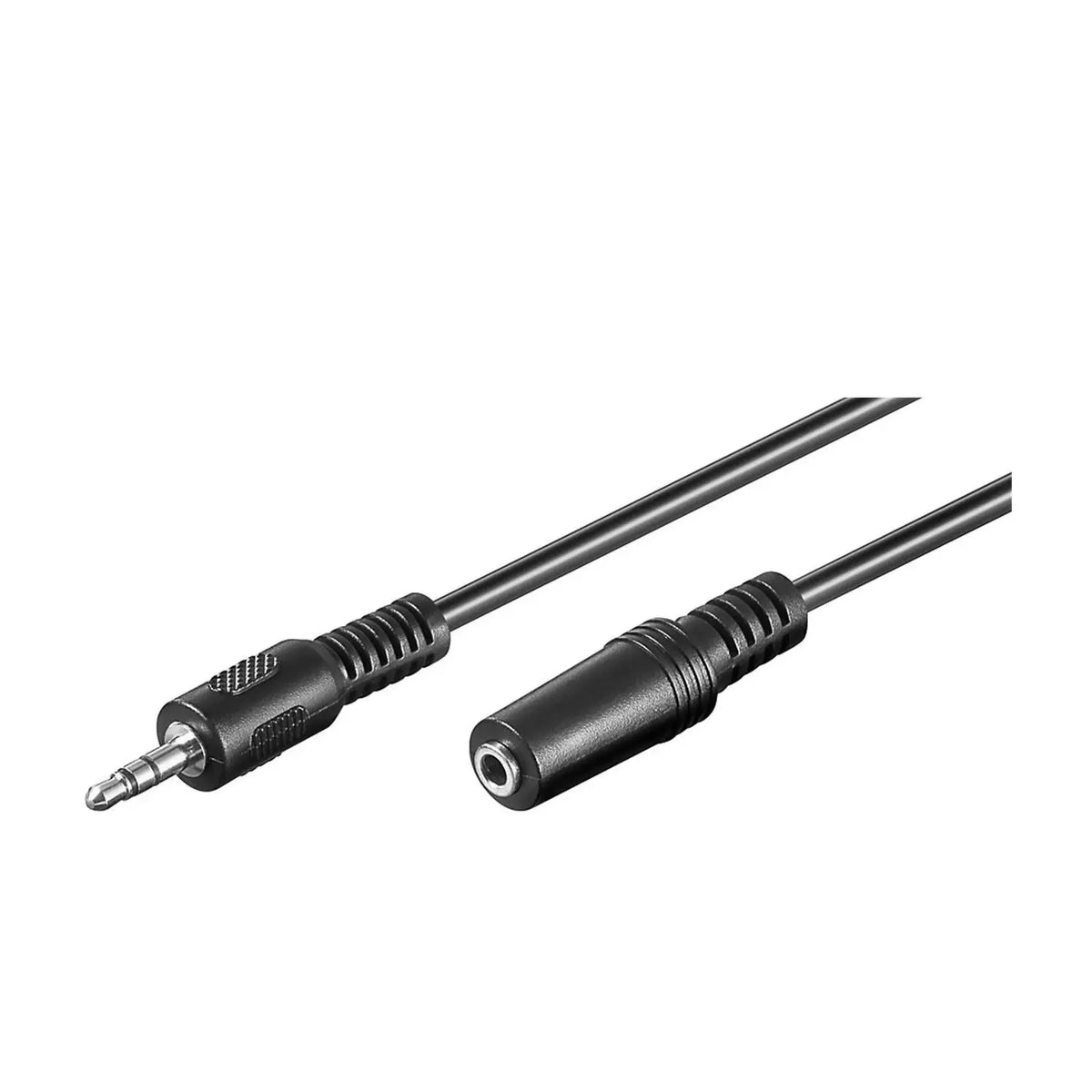 Goobay | Audio extension cable | AVK 181-0500 | Mini-phone stereo 3.5 mm | Female | Male | Black