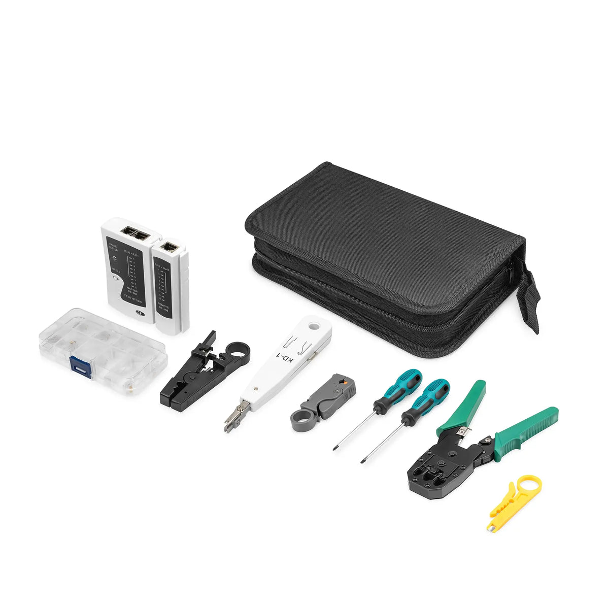 Digitus | Network Installation and Testing Tool Set | DN-94027 | RJ45 / RJ11 / LSA | 12 pcs