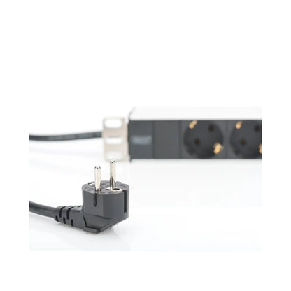 Digitus | 19" Rackmount 8-Way Socket Strip PDU | DN-95401 | 4000 W | Black