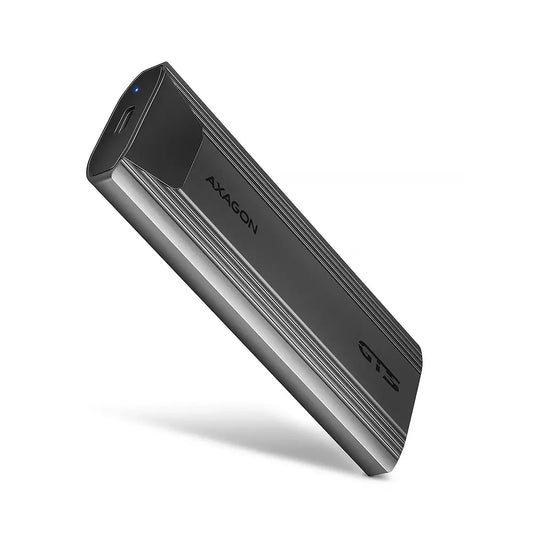 AXAGON | USB-C 10Gbps M.2 NVMe / SATA SSD THIN Box | EEM2-GTS2 | Dark Grey