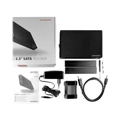 AXAGON | USB 3.0 to 3.5" SATA HDD ALULINE Box | EE35-XA3 | Black