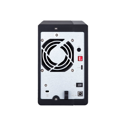 QNAP | TR-002 | 2-Bay USB-C Direct Attached Storage | Hardware RAID | 2 × 3.5" | Black
