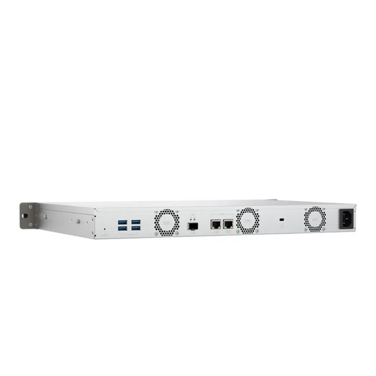 QNAP | TS-432XeU-4G | 4-Bay Rackmount NAS | ARM Cortex-A57 | 4 GB DDR4 | 10GbE SFP+ | 2.5GbE