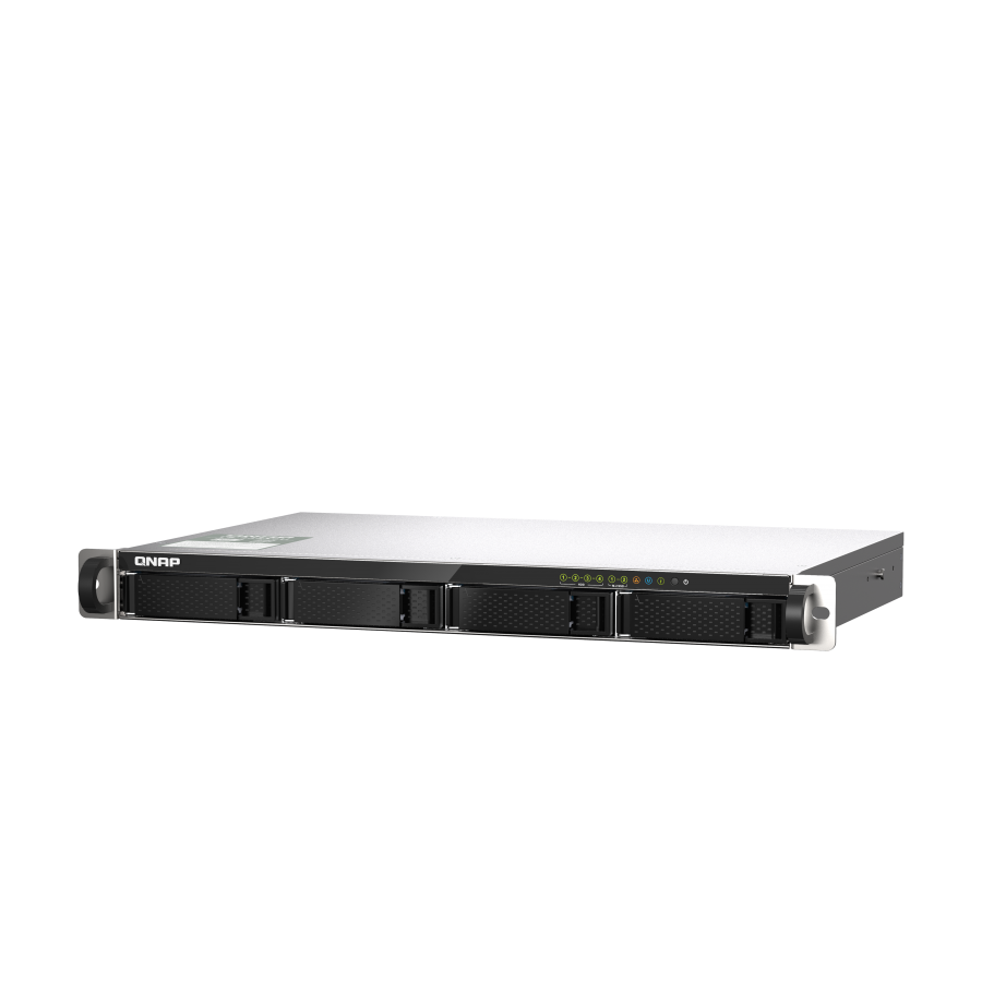 QNAP | TS-435XeU-4G | NAS rackable 4 baies | ARM Cortex-A72 | 4 Go DDR4 | 2 × 10GbE SFP+ | 2 × 2,5GbE