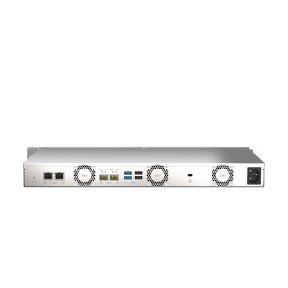 QNAP | TS-435XeU-4G | NAS rackable 4 baies | ARM Cortex-A72 | 4 Go DDR4 | 2 × 10GbE SFP+ | 2 × 2,5GbE