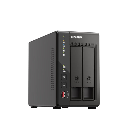 QNAP | TS-253E-8G | 2-Bay NAS | Intel Celeron J6412 | 8 GB DDR4 | 2.5GbE