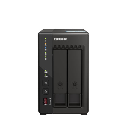 QNAP | TS-253E-8G | NAS 2 baies | Intel Celeron J6412 | 8 Go DDR4 | 2,5 GbE