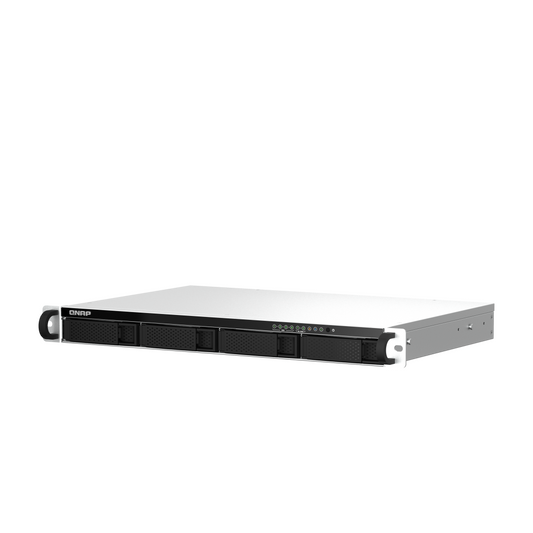 QNAP | TS-464eU-8G | 1U Short Depth Rackmount NAS | Intel Celeron N5095 | 8 GB DDR4 | 4-Bay | 2.5GbE