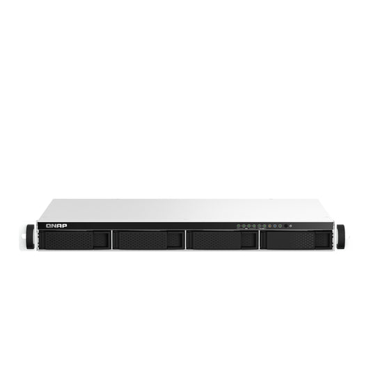 QNAP | TS-464eU-8G | 1U Short Depth Rackmount NAS | Intel Celeron N5095 | 8 GB DDR4 | 4-Bay | 2.5GbE