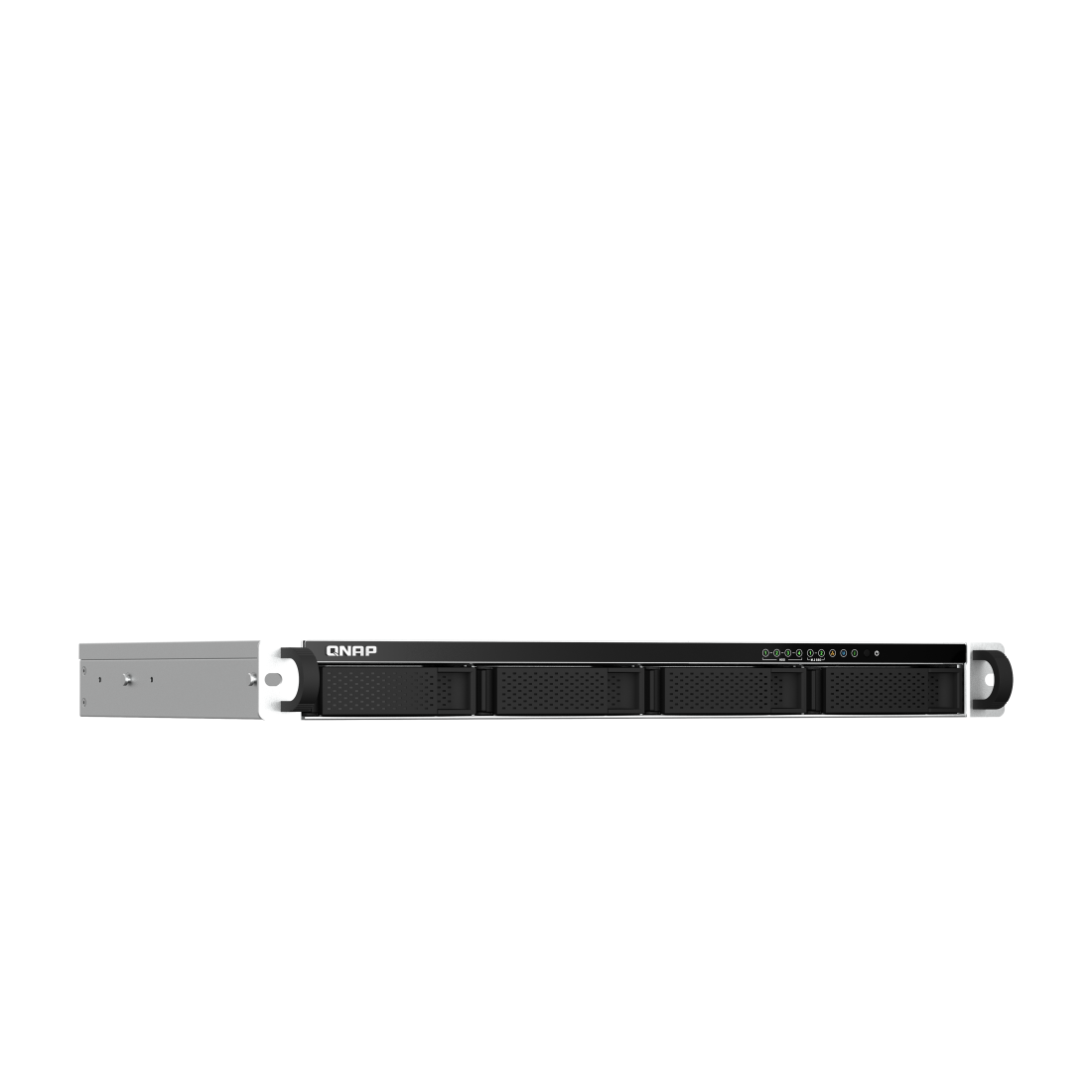 QNAP | TS-464eU-8G | 1U Short Depth Rackmount NAS | Intel Celeron N5095 | 8 GB DDR4 | 4-Bay | 2.5GbE