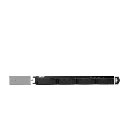 QNAP | TS-464eU-8G | 1U Short Depth Rackmount NAS | Intel Celeron N5095 | 8 GB DDR4 | 4-Bay | 2.5GbE
