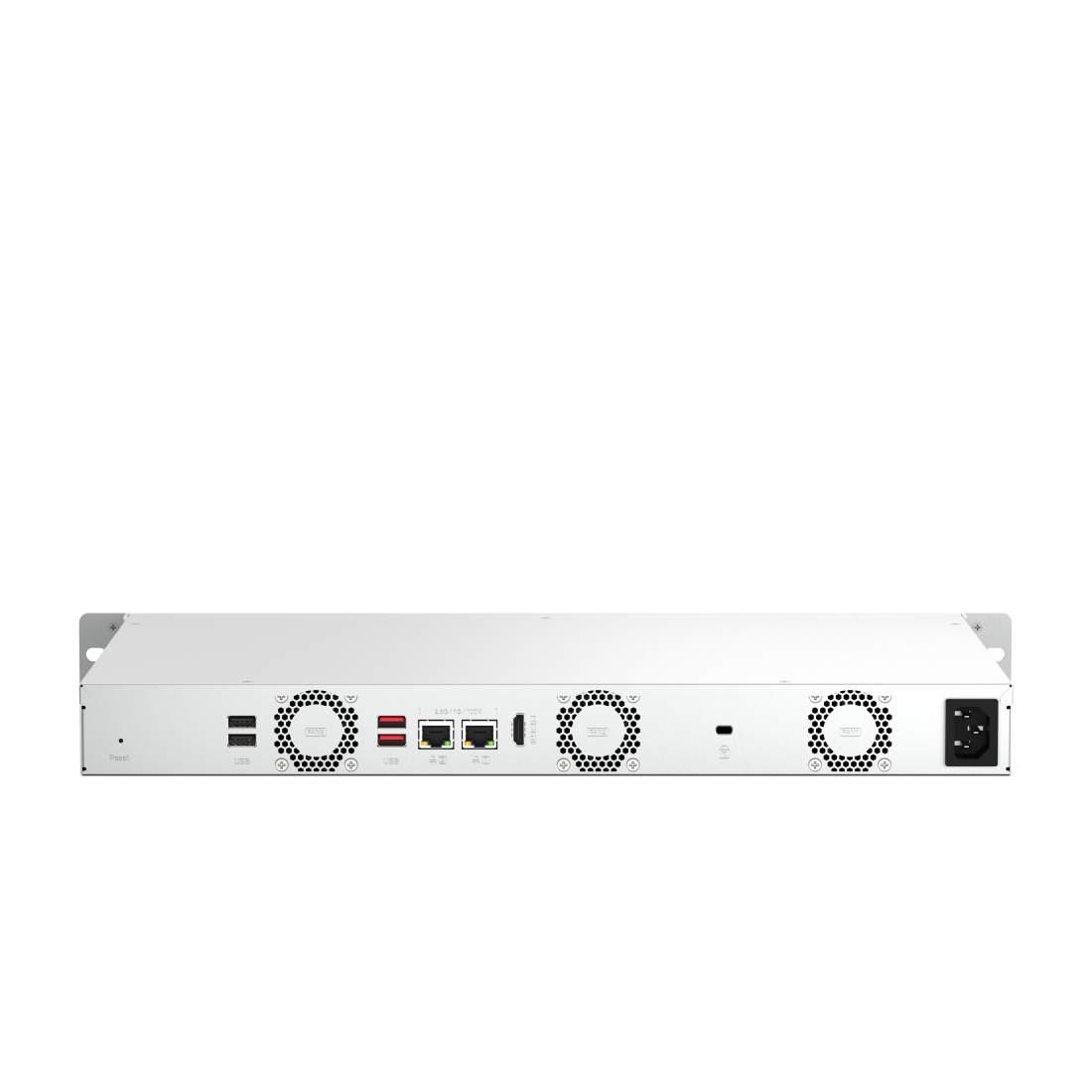 QNAP | TS-464eU-8G | 1U Short Depth Rackmount NAS | Intel Celeron N5095 | 8 GB DDR4 | 4-Bay | 2.5GbE