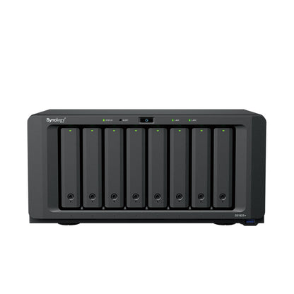 Synology | DS1825+ | NAS 8 baies | AMD Ryzen V1500B | 8 Go DDR4 ECC | Double 2,5 GbE | Noir