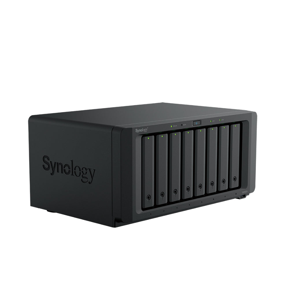 Synology | DS1825+ | NAS 8 baies | AMD Ryzen V1500B | 8 Go DDR4 ECC | Double 2,5 GbE | Noir