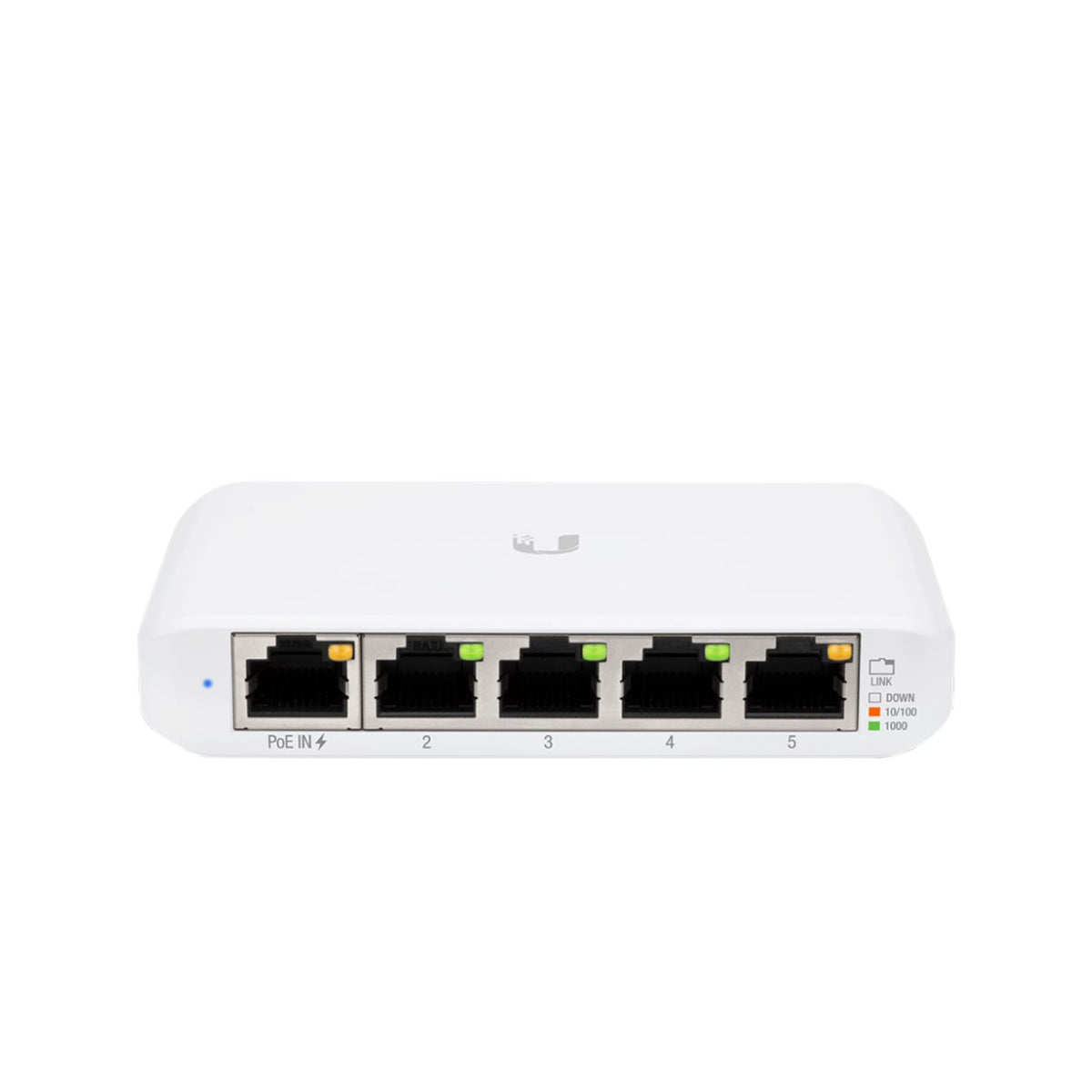Ubiquiti | USW-Flex-Mini | UniFi Flex Mini 5-Port Gigabit Managed Switch | PoE-Eingang | Weiß