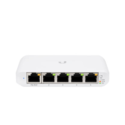 Ubiquiti | USW-Flex-Mini | UniFi Flex Mini 5-Port Gigabit Managed Switch | PoE-Eingang | Weiß