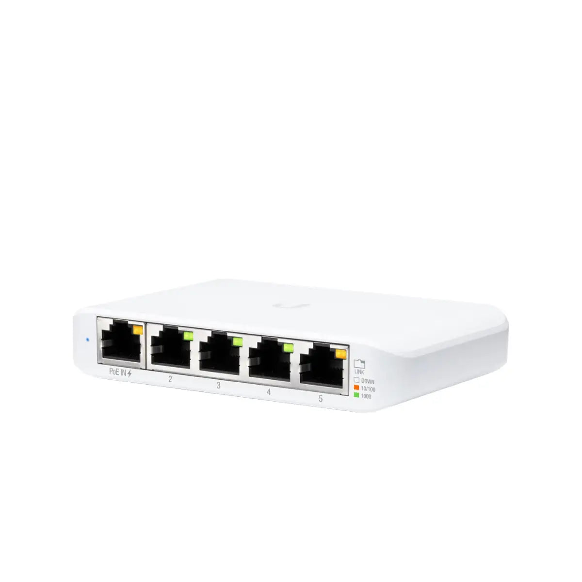 Ubiquiti | USW-Flex-Mini | UniFi Flex Mini 5-Port Gigabit Managed Switch | PoE-Eingang | Weiß