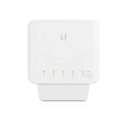 Ubiquiti | USW-Flex | UniFi Flex 5-Port Gigabit PoE Switch | PoE++ Input | PoE Output | White